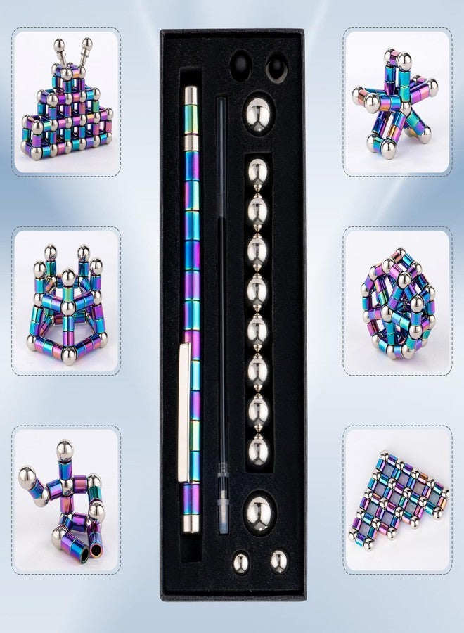 HBYLXTJ Color Fidget Pen,Magnetic Pen Fidget Toys,Cool Gadget Best for Stress and Anxiety Relief and Kill Time,Sensory Tool EDC Fidgeting Game,Unique Gifts for Adults and Teens - Image 5